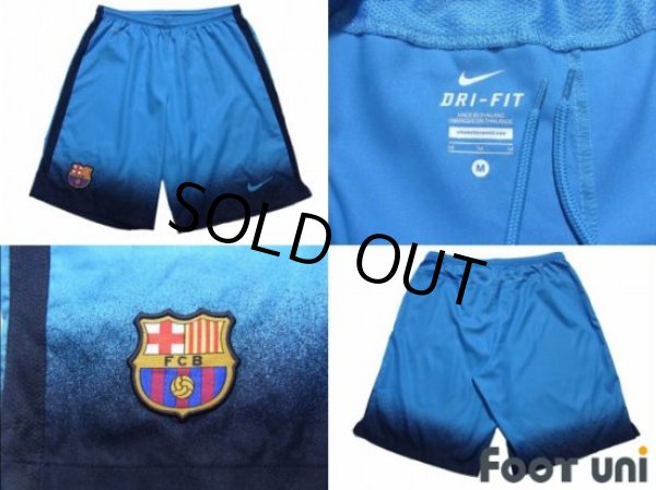 Photo8: FC Barcelona 2015-2016 3rd Shirt and Shorts Set (8)