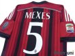 Photo4: AC Milan 2014-2015 Home Shirt #5 Mexes Serie A Tim Patch/Badge (4)