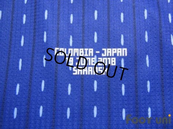 Photo5: Japan 2018 Home Authentic Shirt #14 Takashi Inui FIFA World Cup Russia 2018 Patch/Badge (5)