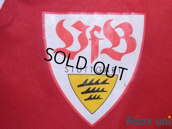 Photo6: VfB Stuttgart 2007-2008 Away Long Sleeve Shirt #33 Mario Gomez (6)