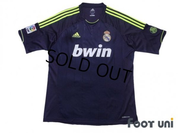 Photo1: Real Madrid 2012-2013 Away Shirt #7 Ronaldo 110 Anos Patch/Badge LFP Patch/Badge (1)