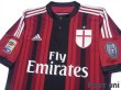 Photo3: AC Milan 2014-2015 Home Shirt #5 Mexes Serie A Tim Patch/Badge (3)