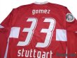 Photo4: VfB Stuttgart 2007-2008 Away Long Sleeve Shirt #33 Mario Gomez (4)