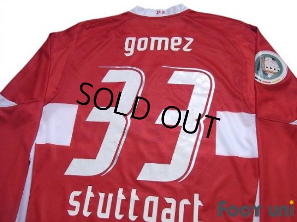 Photo4: VfB Stuttgart 2007-2008 Away Long Sleeve Shirt #33 Mario Gomez (4)