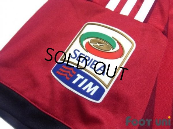 Photo7: AC Milan 2014-2015 Home Shirt #5 Mexes Serie A Tim Patch/Badge (7)