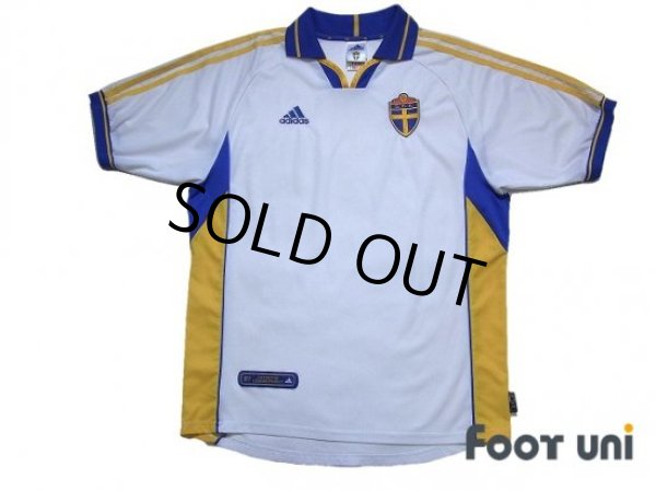 Photo1: Sweden 2000 Away Shirt (1)