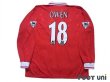 Photo2: Liverpool 1996-1998 Home Long Sleeve Shirt #18 Owen The F.A. Premier League Patch/Badge (2)