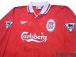 Photo3: Liverpool 1996-1998 Home Long Sleeve Shirt #18 Owen The F.A. Premier League Patch/Badge (3)