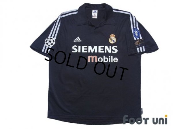 Photo1: Real Madrid 2002-2003 Away Shirt Centenario Patch/Badge (1)