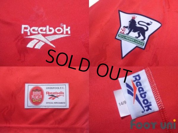 Photo8: Liverpool 1996-1998 Home Long Sleeve Shirt #18 Owen The F.A. Premier League Patch/Badge (8)