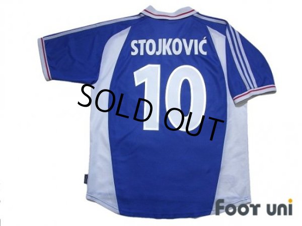 Photo2: Yugoslavia Euro 2000 Home Shirt #10 Stojkovic (2)