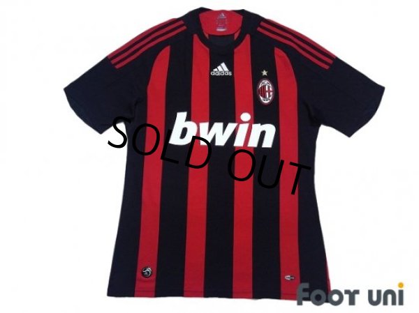 Photo1: AC Milan 2008-2009 Home Shirt (1)