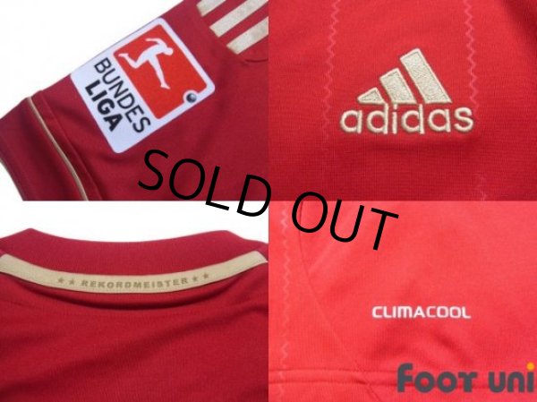 Photo6: Bayern Munchen 2011-2013 Home Shirt #33 Mario Gomez w/tags (6)