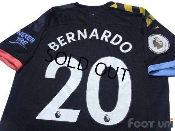 Photo4: Manchester City 2019-2020 Away Shirt #20 Bernardo Champions 2018/19 Patch/Badge w/tags (4)