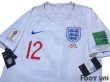 Photo3: England 2018 Home Shirt #12 Trippier FIFA World Cup 2018 Russia Patch/Badge w/tags (3)