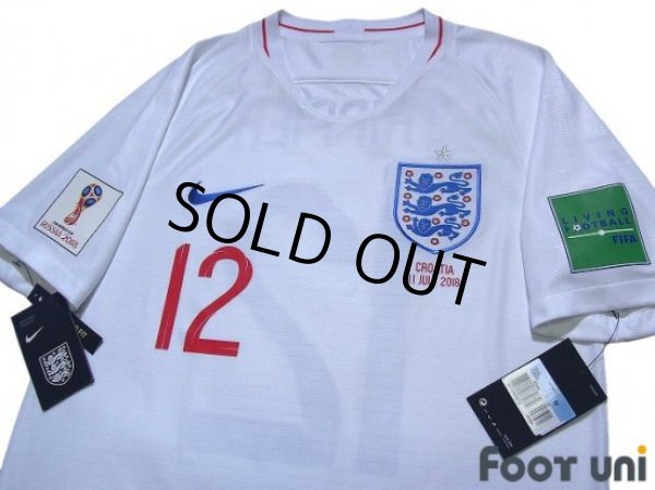 Photo3: England 2018 Home Shirt #12 Trippier FIFA World Cup 2018 Russia Patch/Badge w/tags (3)