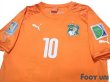 Photo3: Cote d'Ivoire 2014 Home Shirt #10 Gervinho FIFA World Cup 2014 Brazil Patch/Badge w/tags (3)