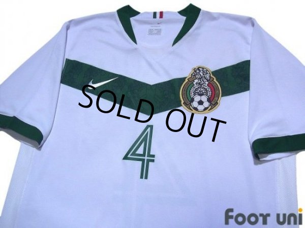 Photo3: Mexico 2006 Home Shirt #4 Rafael Marquez (3)