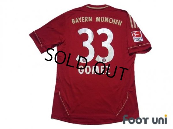 Photo2: Bayern Munchen 2011-2013 Home Shirt #33 Mario Gomez w/tags (2)