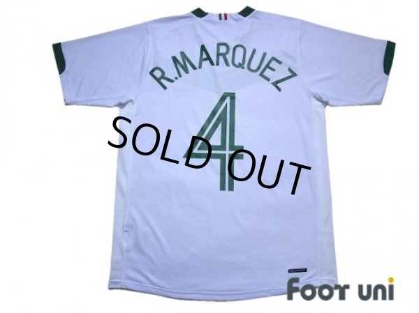 Photo2: Mexico 2006 Home Shirt #4 Rafael Marquez (2)