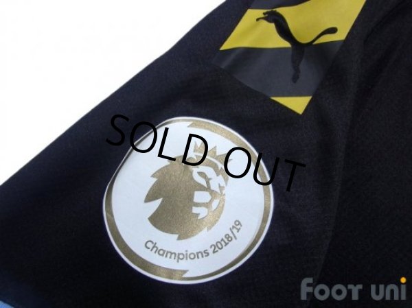 Photo7: Manchester City 2019-2020 Away Shirt #20 Bernardo Champions 2018/19 Patch/Badge w/tags (7)