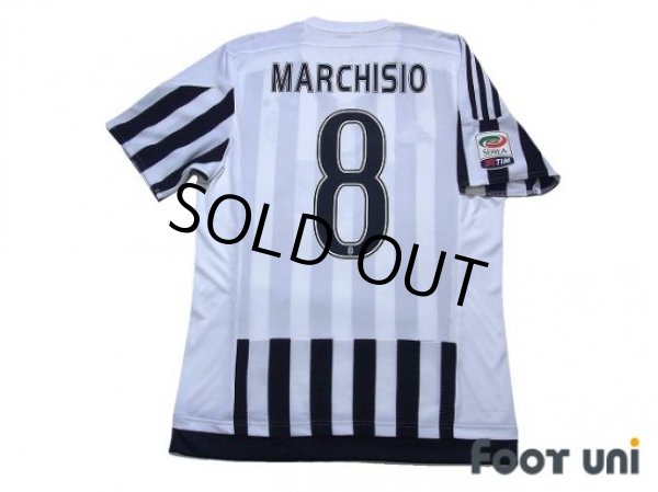 Juventus 2015-2016 Home Shirts and shorts Set #8 Marchisio