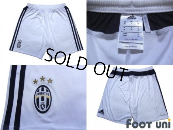 Photo8: Juventus 2015-2016 Home Shirts and shorts Set #8 Marchisio Scudetto Patch/Badge (8)