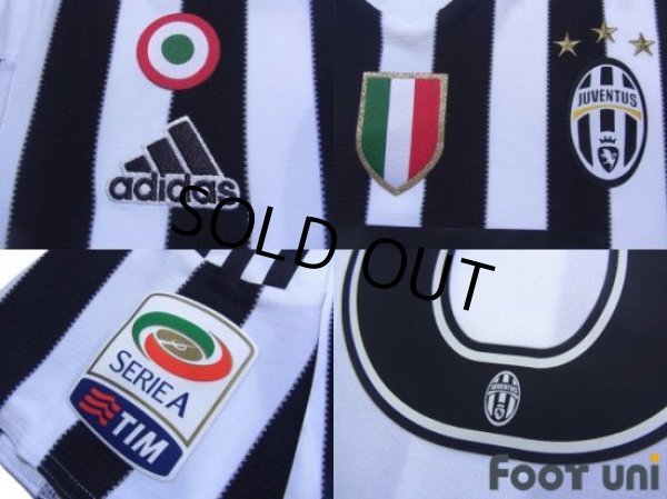 Photo6: Juventus 2015-2016 Home Shirts and shorts Set #8 Marchisio Scudetto Patch/Badge (6)