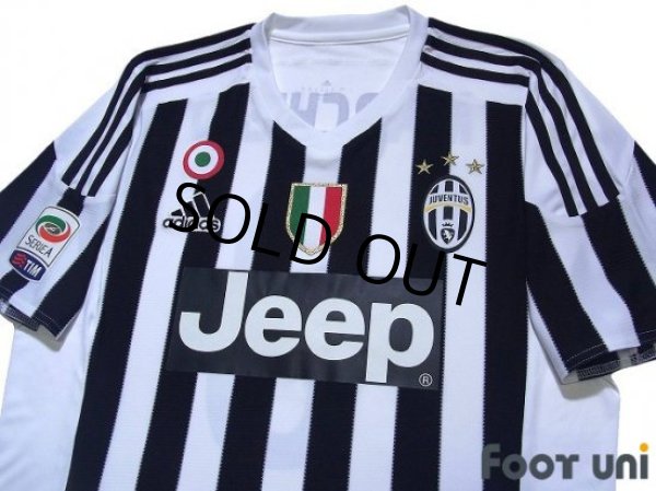 Photo3: Juventus 2015-2016 Home Shirts and shorts Set #8 Marchisio Scudetto Patch/Badge (3)