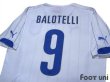 Photo4: Italy 2014 Away Shirt #9 Mario Balotelli w/tags (4)