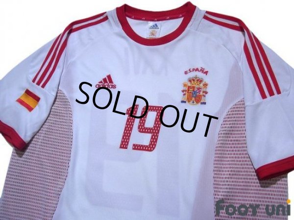 Photo3: Spain 2002 Away Shirt #19 Xavi Hernandez (3)