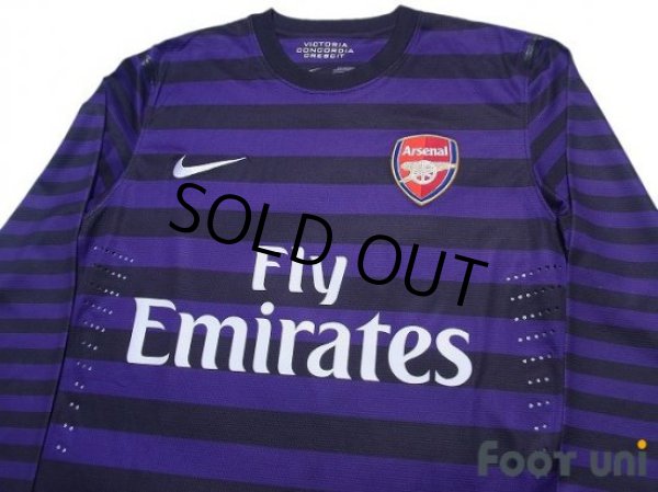 Photo3: Arsenal 2012-2013 Away Authentic Long Sleeve Shirt (3)