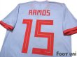 Photo4: Spain 2018 Away Shirt #15 Sergio Ramos (4)