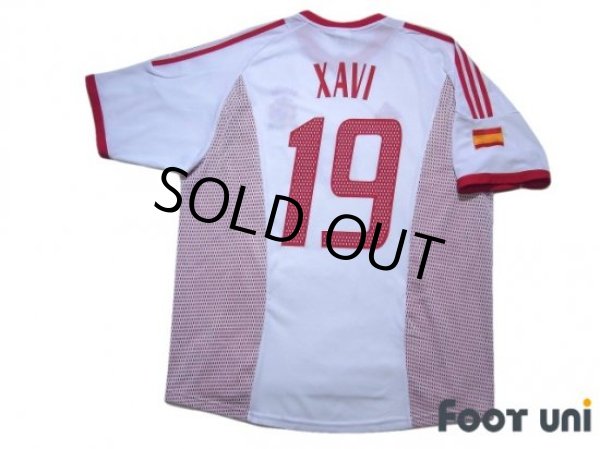 Photo2: Spain 2002 Away Shirt #19 Xavi Hernandez (2)