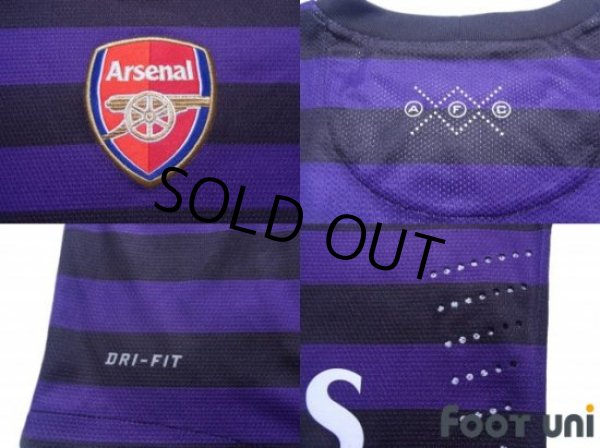 Photo5: Arsenal 2012-2013 Away Authentic Long Sleeve Shirt (5)