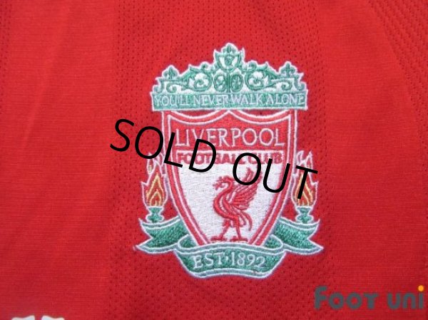 Photo6: Liverpool 2008-2010 Home Long Sleeve Shirt #8 Gerrard BARCLAYS PREMIER LEAGUE Patch/Badge (6)