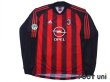 Photo1: AC Milan 2002-2003 Home Long Sleeve Shirt #10 Rui Costa Lega Calcio Patch/Badge (1)