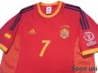 Photo3: Spain 2002 Home Shirt #7 Raul 2002 FIFA World Cup Korea Japan Patch/Badge (3)