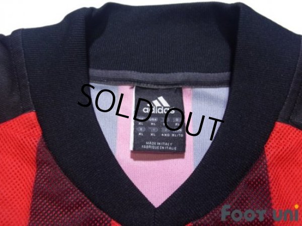 Photo5: AC Milan 2002-2003 Home Long Sleeve Shirt #10 Rui Costa Lega Calcio Patch/Badge (5)