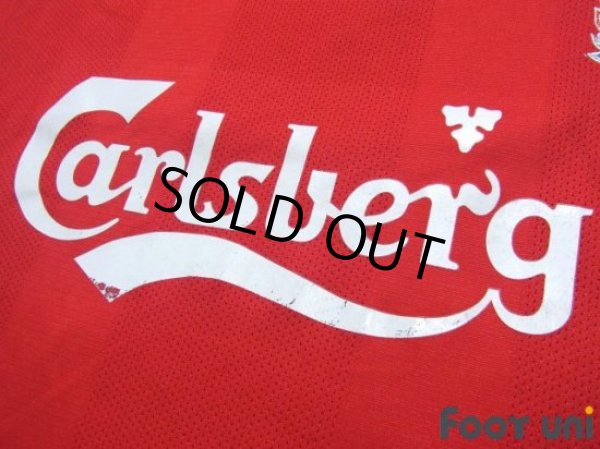 Photo8: Liverpool 2008-2010 Home Long Sleeve Shirt #8 Gerrard BARCLAYS PREMIER LEAGUE Patch/Badge (8)