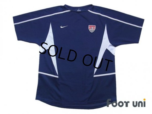 Photo1: USA 2002 Away Shirt (1)
