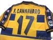 Photo4: Parma 2000-2001 Home Shirt #17 Fabio Cannavaro Lega Calcio Patch/Badge (4)