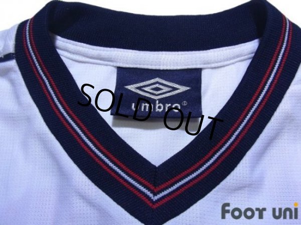 Photo5: England 1986 Home Reprint Shirt #10 (5)