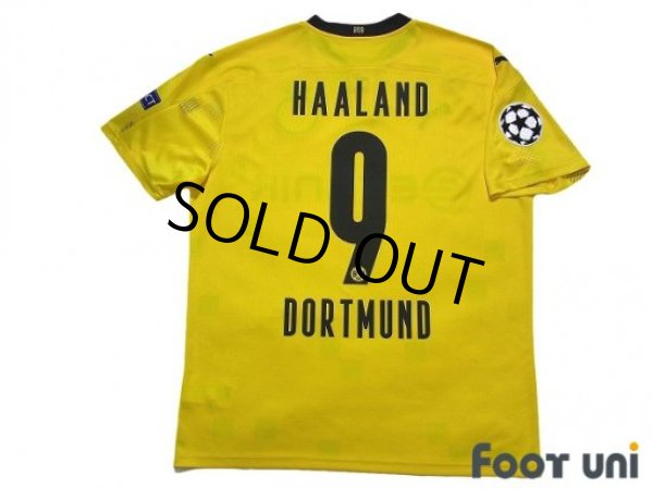 Photo2: Borussia Dortmund 2020-2021 Home Shirt #9 Haaland Cup battle model w/tags (2)