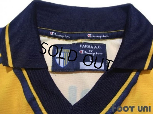 Photo5: Parma 2000-2001 Home Shirt #17 Fabio Cannavaro Lega Calcio Patch/Badge (5)