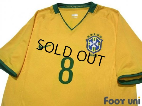 Photo3: Brazil 2008 Home Shirt #8 Kaka (3)