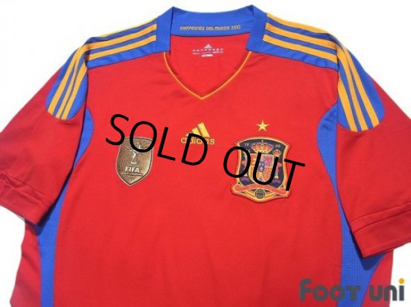 Photo3: Spain 2011 Home Shirt FIFA World Champions 2010 Patch/Badge (3)