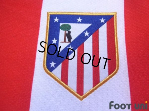 Photo5: Atletico Madrid 2007-2008 Home Authentic Long Sleeve Shirt (5)