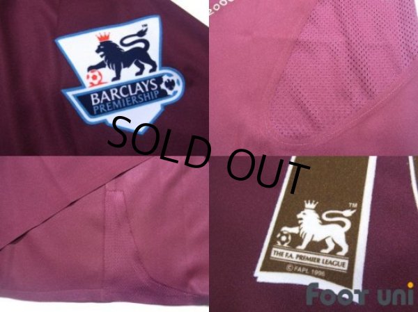 Photo8: Arsenal 2005-2006 Home  Authentic Long Sleeve Shirt #10 Bergkamp w/tags (8)