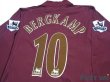 Photo4: Arsenal 2005-2006 Home  Authentic Long Sleeve Shirt #10 Bergkamp w/tags (4)